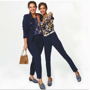 Cabi Ava navy ponte trousers. Size 6